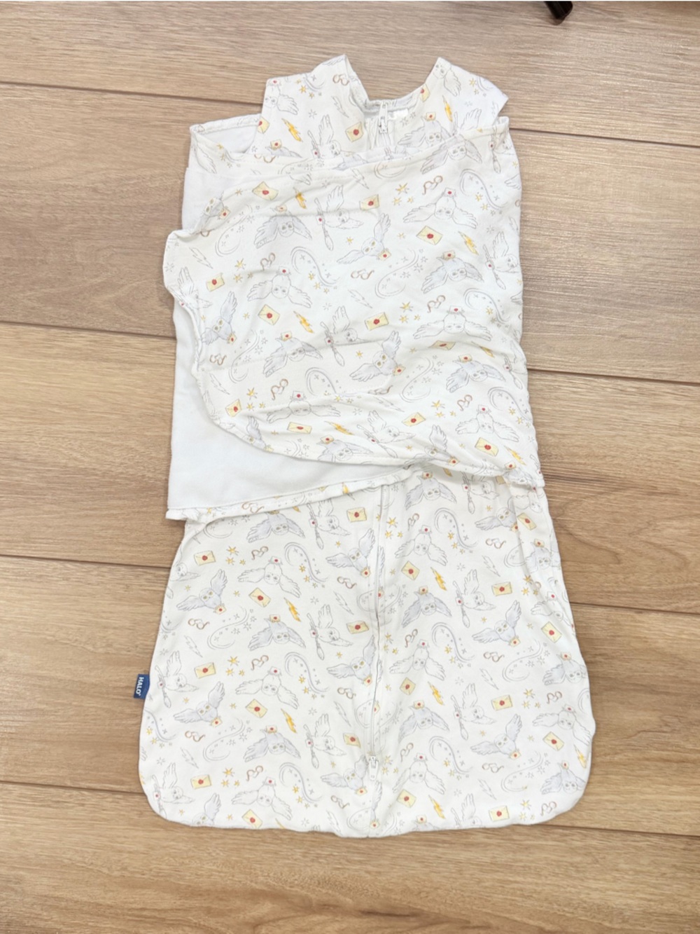 Harry Potter ⚡️🦉 Halo White and Yellow Swaddle Sleep Sack for Babies